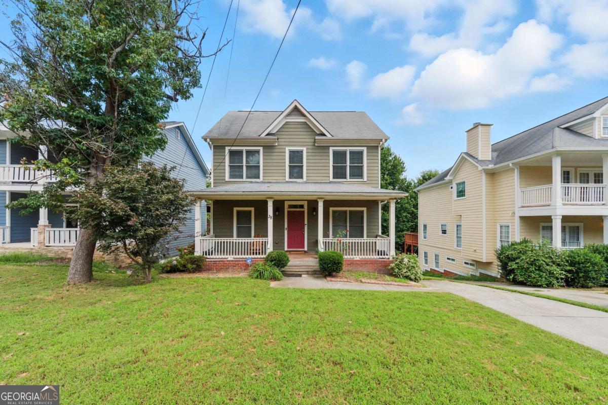 Welcome to this beautifully maintained 3-bedroom, 2.5-bathroom home nestled in the vibrant and rapidly growing Peoplestown neighborhood of Atlanta. Just minutes from downtown and only 10 minutes to Hartsfield-Jackson Atlanta International Airport, this location offers unbeatable convenience for city living and travel alike. Step inside to find a bright, open-concept layout that flows seamlessly from the spacious living area to a well-appointed kitchen and dining space - perfect for entertaining. Upstairs, you'll find three comfortable bedrooms including a serene primary suite with a private bath. Enjoy outdoor living with a large deck overlooking an oversized, private backyard, offering endless possibilities for gardening, play, or future expansion. Need extra space? The full, unfinished basement provides a blank canvas for storage, a home gym, or future renovation projects. Situated within walking distance to Grant Park, The Beacon, and local restaurants, this home offers the perfect blend of city access and neighborhood charm. Whether you're a first-time homebuyer, growing family, savvy investor, or someone looking for a peaceful retreat close to the city, this home is a must-see!