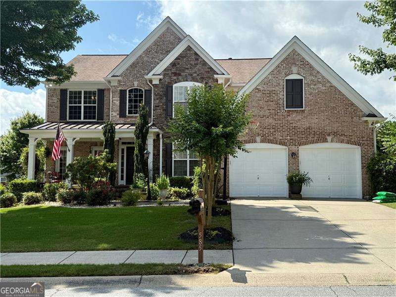 ********* Located in a highly desirable neighborhood with top-rated schools like Lambert High, River Watch Middle, Settles Bridge, and Sharon Elementary all within a mile, this stunning 6-bedroom home offers the perfect combination of comfort, convenience, and elegance. ********* The main level features a spacious great room filled with natural light from large windows and adorned with creating an inviting space for relaxation or entertaining. ********* The kitchen boasts a central island, ample custom cabinetry, and high-end appliances including a new refrigerator, electric stove, dishwasher, microwave, and range. It seamlessly connects to a breakfast dining area, a formal dining space, and provides direct access to the backyard-facing deck. This level also includes a bedroom that can function as an adaptable office room and beautifully maintained hardwood floors throughout. ********* Upstairs, you will find four generously sized bedrooms, including a luxurious main suite with a ceiling fan, two walk-in closets, and a large main bathroom with a garden tub, walk-in shower, and linen closet. One of the additional bedrooms is connected to a second full bathroom, and a convenient laundry room is also located on this level. ********* The finished basement adds even more living space, featuring a large recreational area, an extra bedroom, a full bath with a shower, and access to the backyard under the deck. Outside, the home includes a welcoming front porch, a pristine and lush yard, and access to community amenities such as a swimming pool and tennis courts. ********* Additional features include a 2-car garage, excellent flooring throughout, and proximity to grocery stores, restaurants, and shopping centres. Small pets are allowed, and select furniture items including main and casual dining sets and theatre equipment are negotiable.