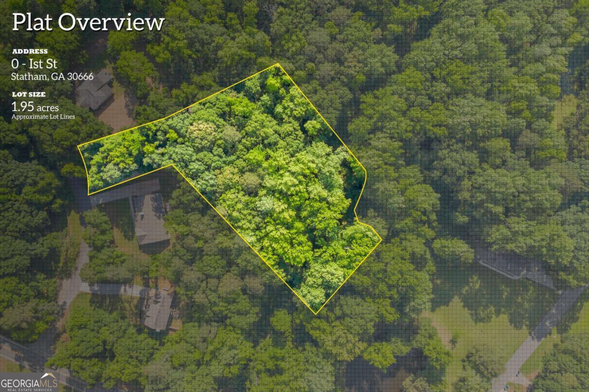 Great Buildable lot near downtown Statham