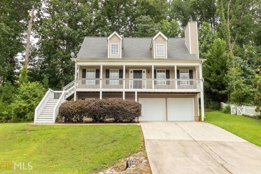 ADORABLE 3 Bedroom/2.5 CAPE COD with a BRAND NEW ROOF on a partial unfinished BASEMENT - MASTER ON MAIN floorplan with the good sized secondary bedrooms upstairs - House has been FRESHLY PAINTED from top to bottom including doors, ceilings, trim - VAULTED GREAT ROOM has a handsome STACKED STONE FIREPLACE & is full of natural light -UPGRADED kitchen offers white cabinetry, breakfast bar topped with an UPGRADED GRANITE & gleaming WHITE SUBWAY TILED BACKPLASH, while being serviced by NEW STAINLESS STEEL APPLIANCESES