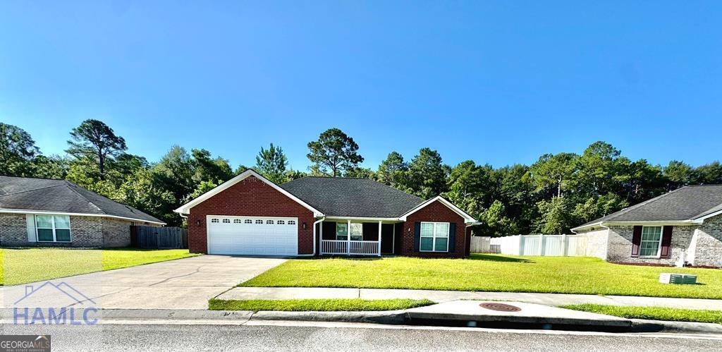 This 4 bedroom, 2 bathroom home features an open living space and a fenced backyard for your comfort and enjoyment. Located in a desirable neighborhood, this property is ideal if you want to be near shops, dining and Fort Stewart. Schedule your tour today!