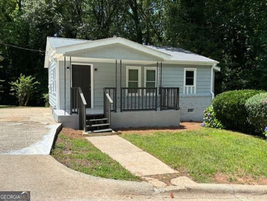 Dont miss out on this great newly renovated home in a convenient location near downtown Gainesville. The home is freshly painted inside and out. New carpeting, flooring and appliances. Great front porch to seat and relax on a very private lot. Come plant a garden on your new backyard with ample space.  This is a great starter home for a family. Hurry as this home will not last long in the market!