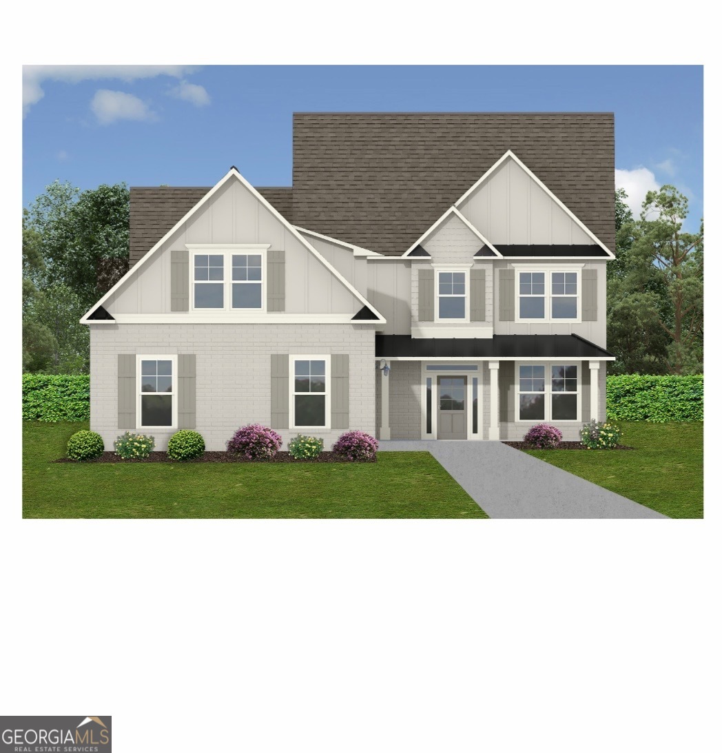 Beautiful 6-bedroom master on the main home in a sought-after golf course community. Nice covered porch with outdoor fireplace on a corner home site. Large family room open to the kitchen which features oversized center island, quartz countertops and tile backsplash. Spacious upstairs with 5 bedrooms and 3 bathrooms. Marketed by Tristar Realty Services