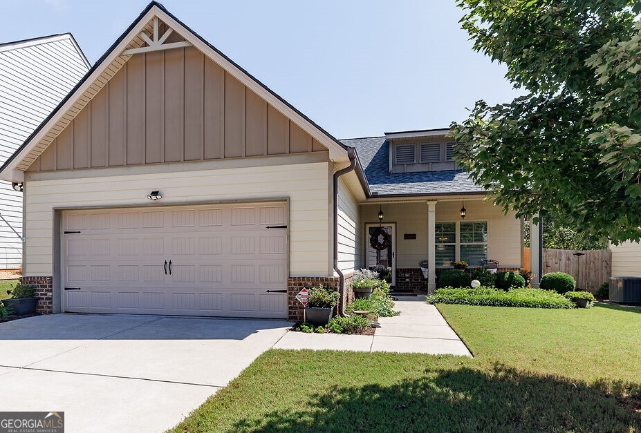 WELCOME HOME! This Beautifully updated home in pristine condition and boasts modern upgrades throughout. Conveniently located IN ATHENS CLOSE TO HWY 316, HWY 78, MEDICAL, and SHOPPING. This property offers the perfect balance of privacy and prime location. 3 BR / 2 BA Ranch home with a 3 YEAR OLD ROOF sitting on a gardener's dream lot features an open floor plan that's perfect for both entertaining and everyday living. Just open to the living space, you'll find: a flexible breakfast/dining area and eat in peninsula complete with gorgeous granite countertops, an expansive walk-in pantry, plenty of cabinet space, updated back splash and beadboard finishes that offers the perfect flow for entertaining. The BIG BONUS to this property is the 13 x 12 foot covered porch with enlarged windows and ceiling fan to enjoy game day celebrations together! The spacious owner's suite on main includes a custom designed bathroom with tile floors, an oversized step in tile shower with additional upgrades, an oversized walk in closet and additional linen closet. The other 2 secondary bedrooms have a shared bathroom with tile floors, tub surround, and vanity with solid surface countertop. This home owner thought of everything from extra cabinet spaces to additional custom touches you will be sure to enjoy! This home has it all-modern updates, a functional layout, and a prime location. Don't miss out-schedule a showing today!