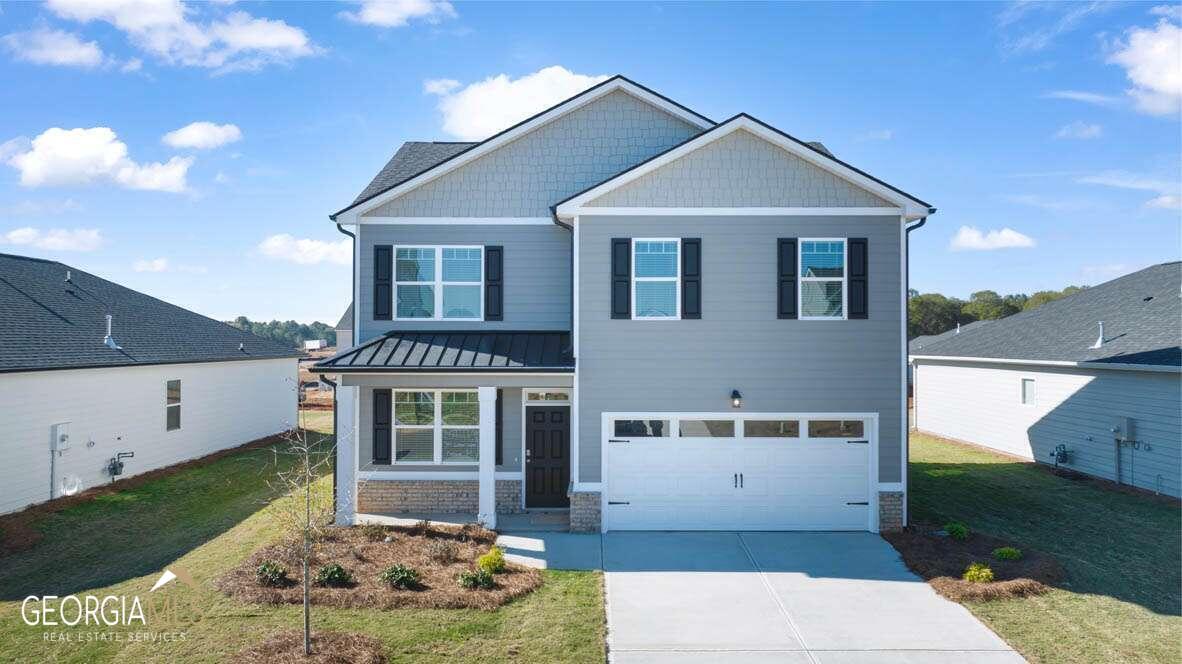 BELHVAN FLOOR PLAN 4 bedroom 2.5 bath. New luxury homes close to downtown! The lowest prices new single family homes in all of Atlanta! You won't get an opportunity like this again. Pricing will skyrocket, you will miss out for introductory pricing. There are NO new homes in this price range! Homes from $316k-$366k Basement from $394k-$416k! Get in now and enjoy the increase in value. The spacious island kitchen opens to a casual breakfast area and flows effortlessly into a generous family room. Cabinet color options include gray, white and espresso. Upstairs offers a private bedroom suite with spa-like bath, plus large secondary bedrooms. And you will never be too far from home with Home Is Connected. Your new home is built with an industry leading suite of smart home products that keep you connected with the people and place you value most. Photo renderings, under construction.