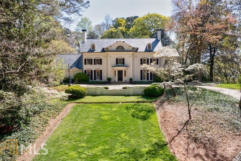 This classic beauty offers 2.5 +/- manicured acres on highly sought-after & revered Woodhaven Rd. The quintessential Tuxedo Park rolling front lawn leads to a columned front portico. Thoughtfully renovated by Norman Askins, this home offers 3 finished levels, 4 bedrooms in the main house, full apartment over the garage & bedroom/bath in the pool house. Main level offers several living spaces ideal for entertaining. Upper level hosts oversized master suite w/sitting room. Gorgeous grounds include walk-out backyard, pool, spa, outdoor fireplace & 3 car detached garage.