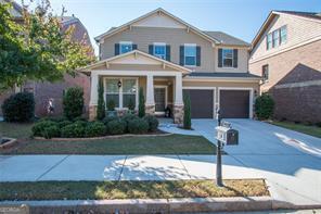 Beautiful designed stones accent, 3 sides brick House in Madison Subdivision. A highly desirable area of Alpharetta. Solid hardwood floors throughout entire 1st and 2nd floors. Spacious formal dining room, double sides fire place in cozy family room and sun room/living room. Chef kitchen with updated granite countertops, stainless appliances, a open view into the spacious family room, nice view of windows overlooking a private backyard wtih the park. A sunny breakfast area adjacent to the kitchen and family room creating an even grander space for entertaining. Guest bedroom on first floor with a full bath. Full-size laundry room on the 2nd floor. A spacious Primary bedroom with large sitting area, dual vanity sinks, luxury bath separate jacuzzi tub and a shower, two walk-in closets. Three additional bedrooms with great closet spaces has its own full bathroom. Additional closet spaces on the second floor will provide more storage solutions. Loft creates more entertaining space. Property locates in upscale Alpharetta with close proximity to Avalon, Greenway and brand name stores. Top rated schools: Creek View ES, Webb Bridge MS, Alpharetta HS. Minutes to 400. It's a Gem!!