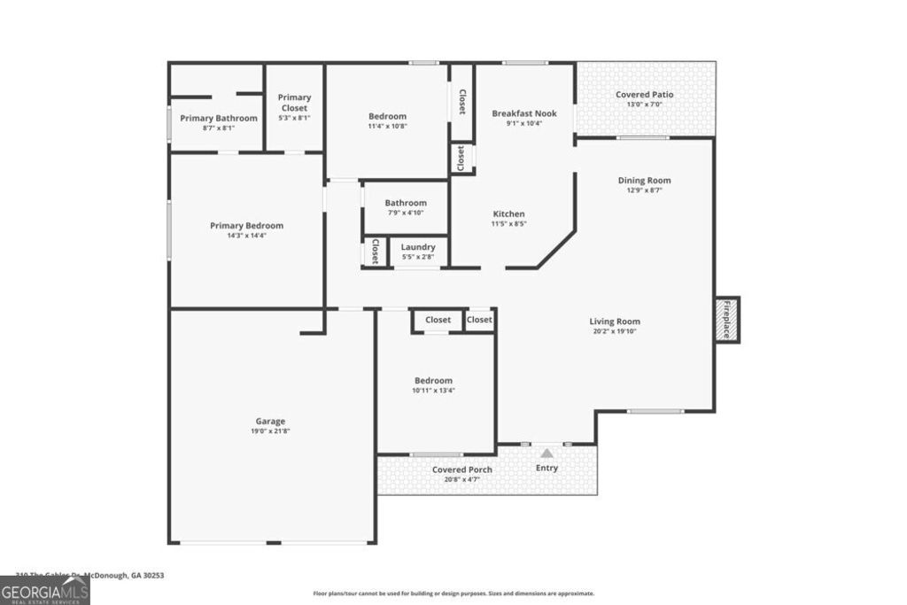Photo of 310 The Gables Drive, McDonough, GA 30253 (MLS # 10661510)