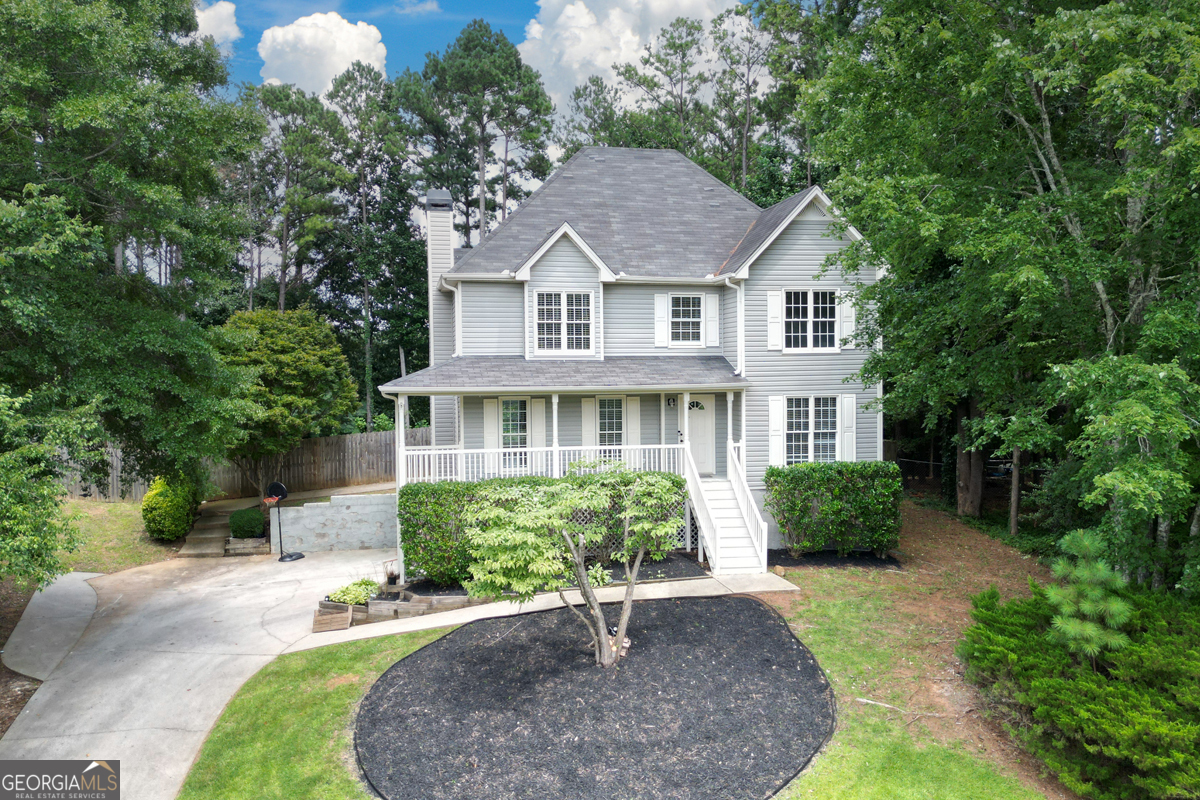 Beautifully renovated 2-story home in the desirable Abbington neighborhood! This spacious home offers 5 bedrooms-3 Upstairs and 2 in the fully finished basement. The basement includes a brand-new full bathroom with modern finishes, two bedrooms, and a private exterior entrance-perfect for guests or potential income. Enjoy a newly updated in-ground pool with a brand-new vinyl liner in the spacious, fenced backyard. A covered back deck adds the perfect spot for relaxing or entertaining. The kitchen features quartz countertops, new cabinets, and new stainless steel appliances. All bathrooms throughout the home have been fully remodeled, including the master suite, which offers a separate shower and bathtub. Recent landscaping includes fresh black mulch and updated exterior touches. The home also includes updated lighting throughout and is move-in ready. HOA is optional and only $75.00 per year.