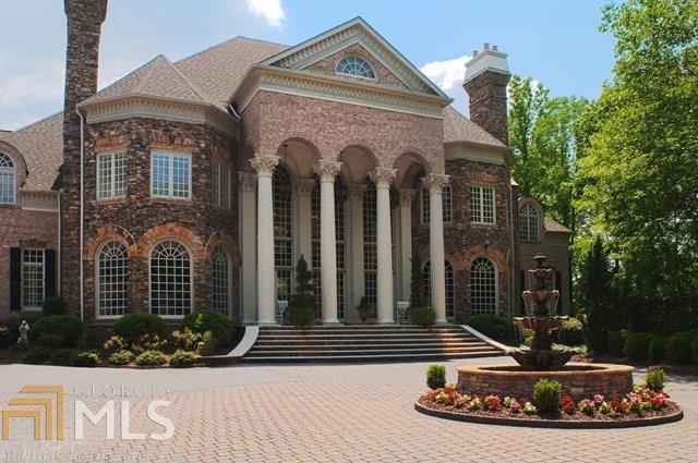 Incredible home in the St Ives Country Club! Home features private gated entrance and unique location with Golf Course and Chattahoochee River views. Interior includes Nine Bedrooms, Elevator to all levels and exquisite upgrades throughout. Property features large swimming pool with hot tub, cabana and beautifully landscaped courtyard. An absolutely amazing home you must see to believe!