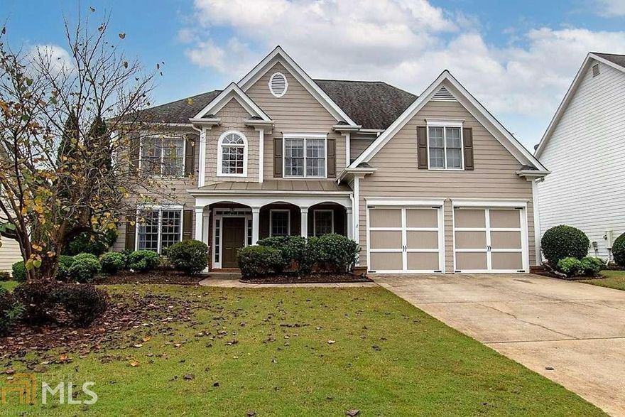 Sought after Vanderbilt subdivision, 2 blocks away from North Gwinnett High School! Large backyard, 2 story foyer welcomes you into this spacious and open floor plan. In-law suite and full bath on main floor, oversized master bedroom and 3 other bedrooms upstairs. Granite countertop, double ovens, the kitchen connects to the family room, great for entertaining!