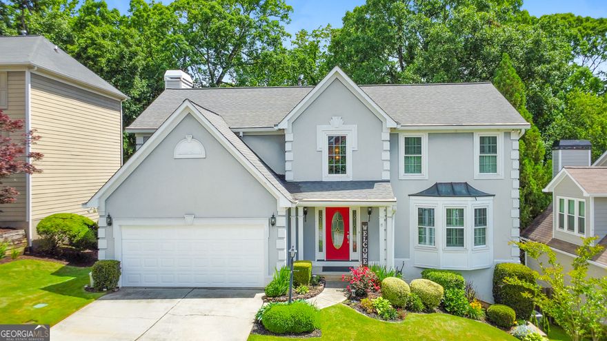 Welcome home to this beautiful 4 bedroom, 3.5 bathroom residence in the sought-after Riverside at Mulberry Farms community! From the moment you step into the 2-story foyer, you'll be impressed by the space and versatility this home offers. A flexible front room-perfect as a sitting area, office, or playroom-flows into the separate dining room, ideal for entertaining. The kitchen features white cabinetry, stone countertops, a pantry, and a sunny breakfast area overlooking the fireside family room, complete with built-in bookshelves. A convenient half bath rounds out the main level. Upstairs, the spacious primary suite is a true retreat with vaulted ceilings, a large walk-in closet, and a spa-like ensuite bath offering double vanities, a whirlpool tub, and a separate glass-enclosed shower. Two additional bedrooms share a full bath, and the laundry room is also located on this level for convenience. The finished basement expands your living space with a large bonus room, a bedroom, and a full bathroom-perfect for guests, a home gym, or media room. Enjoy outdoor living year-round from the glass-enclosed porch, which leads to a lower-level patio and fenced backyard. Additional highlights include an attached 2-car garage and location in the top-rated Walton High School district. Just minutes from fantastic shopping, dining, and everything East Cobb has to offer! Don't miss this incredible opportunity! **Seller to offer $20k towards buyer's closing costs, buy down rate, improvements, down payment, etc. with all reasonable offers**