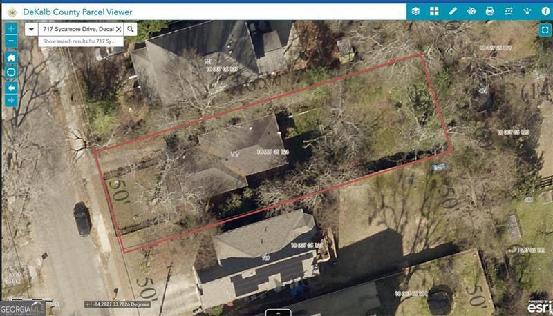 Calling all builders and investors. Located in Decatur Heights neighborhood, one of the most popular streets in Decatur for new construction. The lot is 50' x 165' (8,250 sq. ft.) improved by a duplex with two 1 bedroom apartments. The rear of the lot is basically flat with slight drop from front to back of the duplex, which has a daylight basement. Do not disturb tenants if walking the lot.