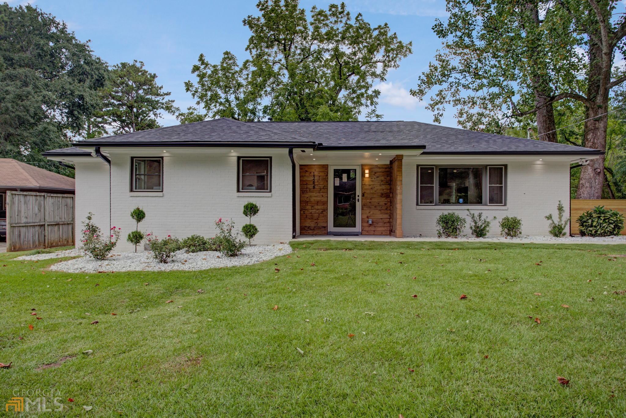 Unique opportunity to own this one-level newly renovated home on a large half acre corner lot in the quiet & prestigious Briar Hills Subdivision. This home features a bright open concept floor plan and has been fully renovated with luxury finishes including a new kitchen with a large island, newly renovated bathrooms, wrap-around deck, fully fenced & level backyard, high-end fixtures & appliance package, newly poured driveway that can accommodate multiple cars, new architectural roof, sky lights, flooring, paint, vaulted ceiling, stone accent wall with fire place, and much more. Home is located minutes away from Emory/CDC/CHOA, Piedmont Park, Downtown Decatur, Sage Hill, Toco Hill, Ansley Mall shopping centers, and major roads.