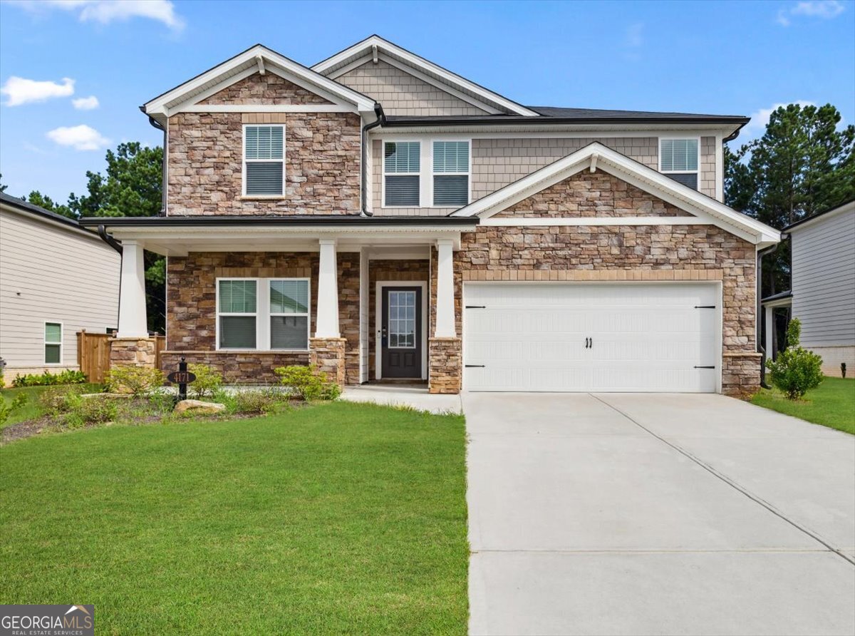 **For Lease: Stunning 5-Bedroom Home in Desirable Loganville Community** This newly built 2023 home, with only one previous owner, offers a rare leasing opportunity in a highly sought-after neighborhood in Loganville, Walton County. Located in a quaint and walkable community, the property is perfect for families looking for spacious living in a peaceful yet vibrant environment. The home features an open floorplan with 5 generously sized bedrooms, offering ample space for family members or guests. The swim/play community provides an excellent setting for recreation, with a pool and playground just steps away. Set in a neighborhood with great schools and easy access to local shops, dining, and major highways, this home is ideal for those seeking both comfort and convenience. The property is in a desired Loganville location where availability is rare, making this an opportunity you won't want to miss. With flexible lease terms and a community designed for active living, this home is sure to lease quickly. Don't wait, schedule a tour today and make this beautiful, modern home yours!