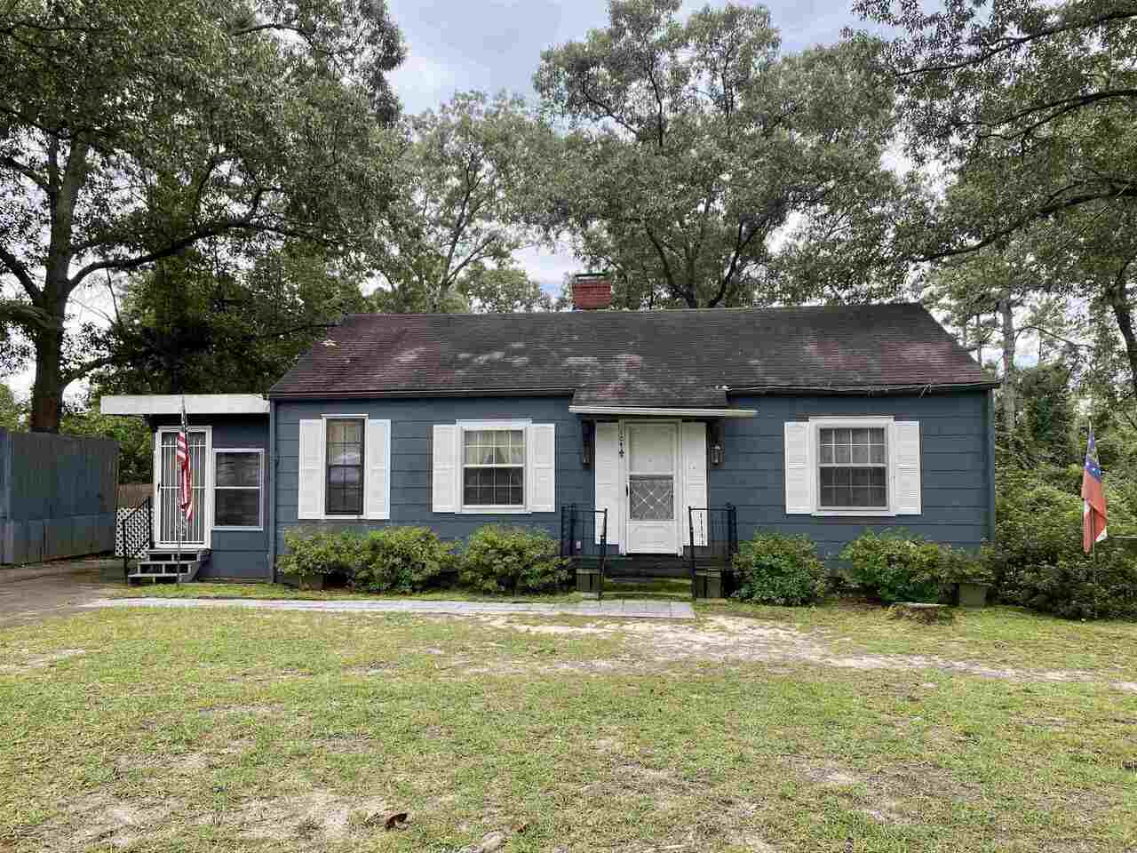 Don't miss this opportunity to own a fantastic starter home or investment property! Super clean and move-in ready. 2 bedrooms, 1 bathroom, large living room, office, and sun room. There are two sheds in the back and the yard is fenced in. Central heat and air. Check out the video tour on Youtube! Call today before it's too late!