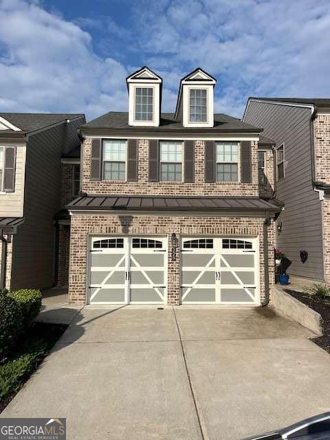 Professional photos coming soon! Come see this beautiful townhome so close to the heart of Woodstock. The outlet shopping is so close and easy access to I-575. The sellers chose many upgrades when they purchased. Upgraded Brazilian cherry flooring on the main level and 9-foot ceilings offer an open luxurious feel on the main level. The kitchen has upgraded stained wood cabinetry, stone countertops and large pantry, plus a butler pantry area. This open concept main level lends itself to easy entertaining and comfort. The spacious primary suite upstairs has tray ceilings, and primary bath offering a spacious double-size shower and dual vanities, and spacious walk-in closets. The second level includes a great loft space that is perfect for an office, with bookshelves already in place, a spacious LAUNDRY ROOM, NOT JUST A LAUNDRY CLOSET, and comfortable secondary bedrooms with ample closet space. Enjoy 2 pools, a dog park and lots of sidewalks in this Stoney Creek community.