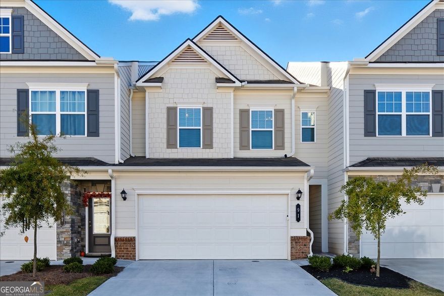 Experience modern living in Jasper with The Maddox Layout, a beautifully designed two-story, open-concept townhome featuring three spacious bedrooms and two and a half luxurious bathrooms. Enjoy upgraded luxury vinyl tile flooring in the kitchen, elegant cabinets, and granite countertops, perfect for both daily living and entertaining. The owner's suite offers a generous retreat with a large en-suite bath, while the secondary bedrooms provide ample space and comfort. Natural and upgraded lighting fills every room, highlighting serene views of a large open field right outside your windows. Perfectly situated near a wealth of shopping and dining-including Publix, Chick-Fil-A, Chicken Salad Chix, and Chipotle-you'll also enjoy quick access to Ellijay, Blue Ridge, Canton, Marietta, and Atlanta. This residence blends style, convenience, and comfort, making it the ideal place to call home.