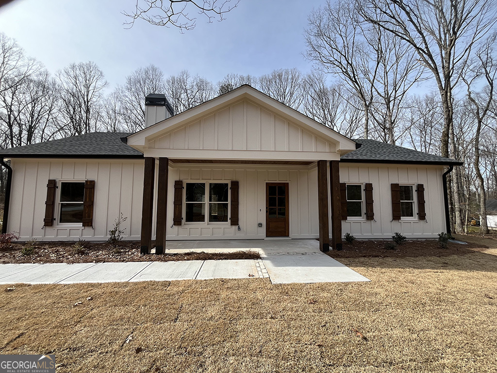 Move-In Ready New Construction on 0.8 acres! Large lot with room to park your work trailer or camper with NO HOA! One-Level living close to Lake Allatoona, Canton, and Cartersville! Designed with an open concept for easy flow throughout the entire home. A dine-in kitchen with quartz counters and island with breakfast bar, vaulted family room, semi-custom trim throughout with a shiplap accented fireplace and a custom barn door in the main living area, crown molding in all 3 Bedrooms, 2-car Garage, and efficient spray foam insulation throughout the entire home. Enjoy the outdoor living space in the private backyard with a covered patio area. Conveniently located near schools, parks, shopping, and restaurants. Quick access to I-575 and I-75. This home qualifies for $5,000 in closing costs with preferred Lender and Seller.