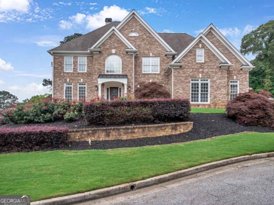 Luxury Living with Pool, Spa & Finished Basement in Kingsley Manor Estate - 6BR | 5BA | 6,623 Sq Ft Welcome to your dream home in the prestigious Kingsley Manor Estate of Marietta, GA! This stunning 6-bedroom, 5-bathroom brick residence offers over 6,600 square feet of luxurious living space, thoughtfully designed for comfort, elegance, and effortless entertaining. Step inside to find gleaming hardwood floors, coffered ceilings, and a dramatic catwalk overlook that sets the tone for this truly remarkable home. The heart of the home features an open-concept layout, centered around a chef's kitchen with rich solid wood cabinetry, sleek granite countertops, double wall ovens, stainless steel appliances, and a bar-height island ideal for casual dining or gathering with friends. The sunroom floods the space with natural light, while the private office makes working from home both productive and peaceful. When it's time to unwind, the sprawling Owner's Suite offers a true retreat with a private sitting room, granite dual vanities, a full-wall mirror, oversized walk-in shower, and a soaking tub perfectly placed beneath a sunlit window-pure luxury. The finished basement is a standout feature, complete with a full kitchen, full bathroom, two additional bedrooms, a game room, and ample space for multigenerational living or hosting overnight guests. Step outside to your private backyard oasis with a sparkling in-ground pool, relaxing spa, and covered gazebo-all enclosed by a fence for privacy and peace of mind. The 3-car garage adds convenience and functionality, while the timeless brick exterior ensures curb appeal that lasts. This is more than a home-it's a lifestyle. Don't miss the opportunity to own one of Marietta's finest estates. the grandeur of Kingsley Manor Estate for yourself!