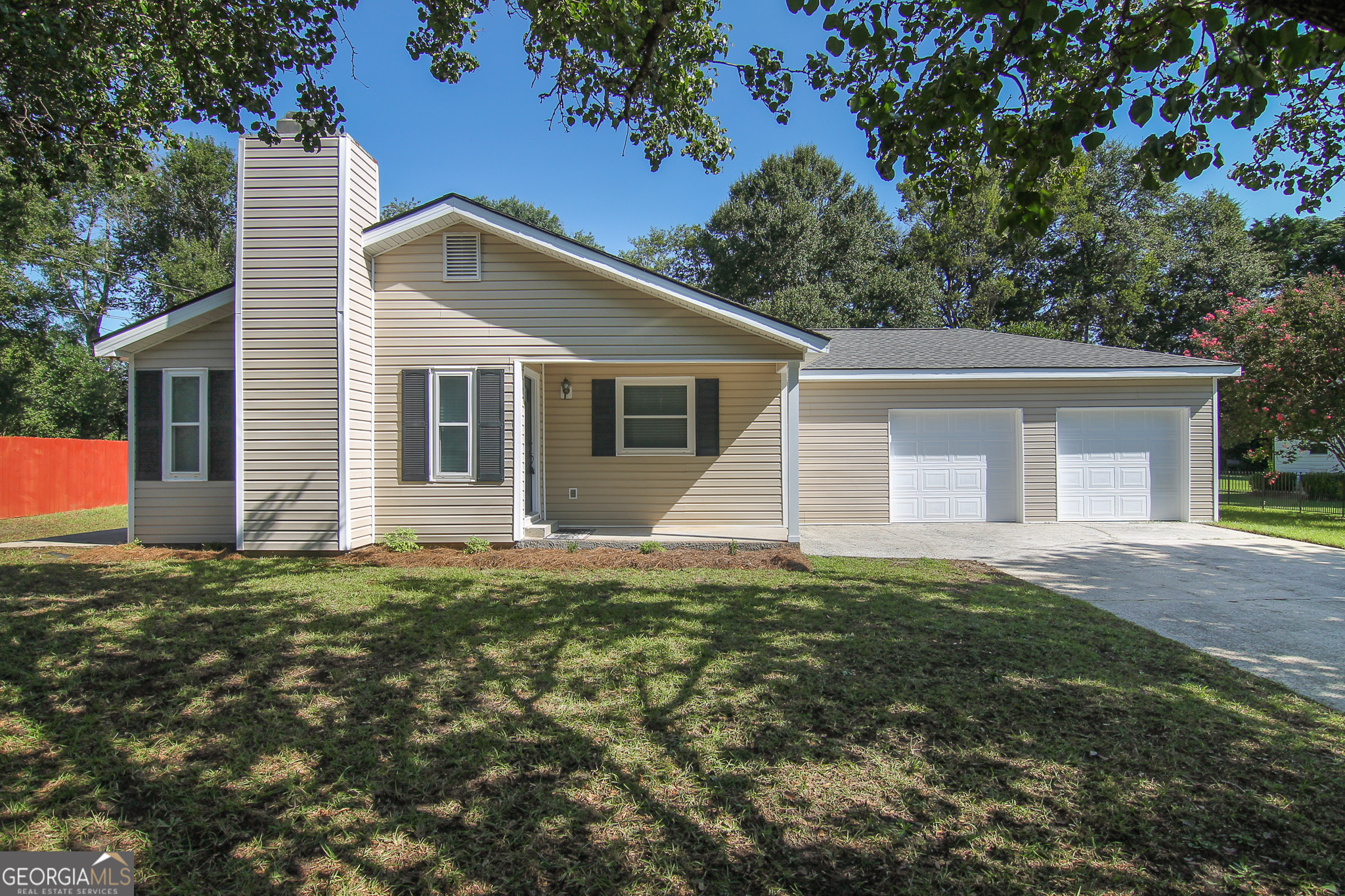 Looking for Sunshine on a cloudy day? This charming ranch on Sunshine Way has been beautifully updated with a focus on modern style and comfort. Every detail has been thoughtfully addressed, from the brand-new white oak hardwood floors (not refinished, NEW!) to the stunning refreshed cabinets and marble countertops throughout. Enjoy added peace of mind with a new roof and new appliances, along with the crisp, clean feel of fresh neutral paint, new lighting and plumbing fixtures. The wet areas feature stylish new tile floors, adding to the home's appeal. With a two-car garage, this house offers the feel of a new build but with the classic charm of a traditional ranch. Step outside to a generous backyard with a handy storage shed, the perfect spot to soak up the sunshine. Located on a quiet, low-traffic street, you're still just minutes away from major conveniences like grocery stores, dining, and shopping. This is an incredible opportunity-whether you're a first-time homebuyer, looking to downsize, or seeking a great rental property, you have to see this home to believe the impressive work that has been done.