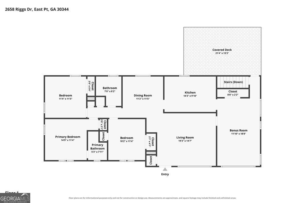 Photo of 2658 Riggs Drive, East Point, GA 30344 (MLS # 10880616)