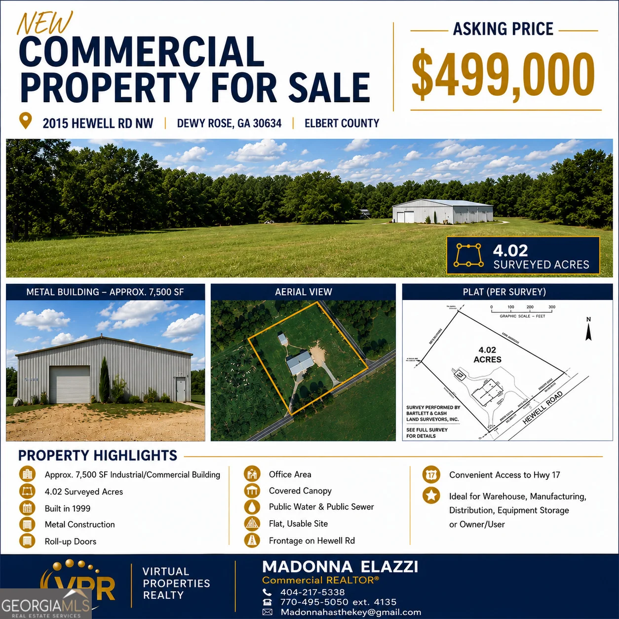2015 Hewell Road NW, Dewy Rose, GA, 30634