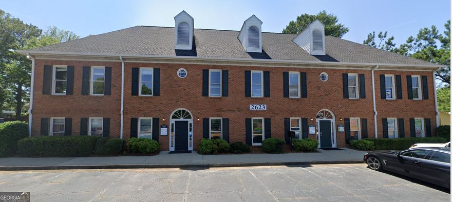 This suite is perfect for businesses seeking natural light and an efficient layout, this suite features 3 offices, entry foyer/reception area, LVP flooring for a modern look, & bathroom. Lease rate includes gas, electricity, water, sewer and garbage.  Discover the perfect space for your business at the Williamscraft Office Park, a professional office community in the heart of East Cobb. Office suites are now available for lease, offering a prime location, flexible layouts, and a professional environment to support your business growth. Conveniently situated on Sandy Plains Road with easy access to I-75, I-575, and major East Cobb business hubs. Office suites designed for a variety of professional uses, from medical, consulting, to general office usage.  Well-maintained building with ample parking and a professional atmosphere. Close to restaurants, retail, and essential services, making it ideal for clients and employees