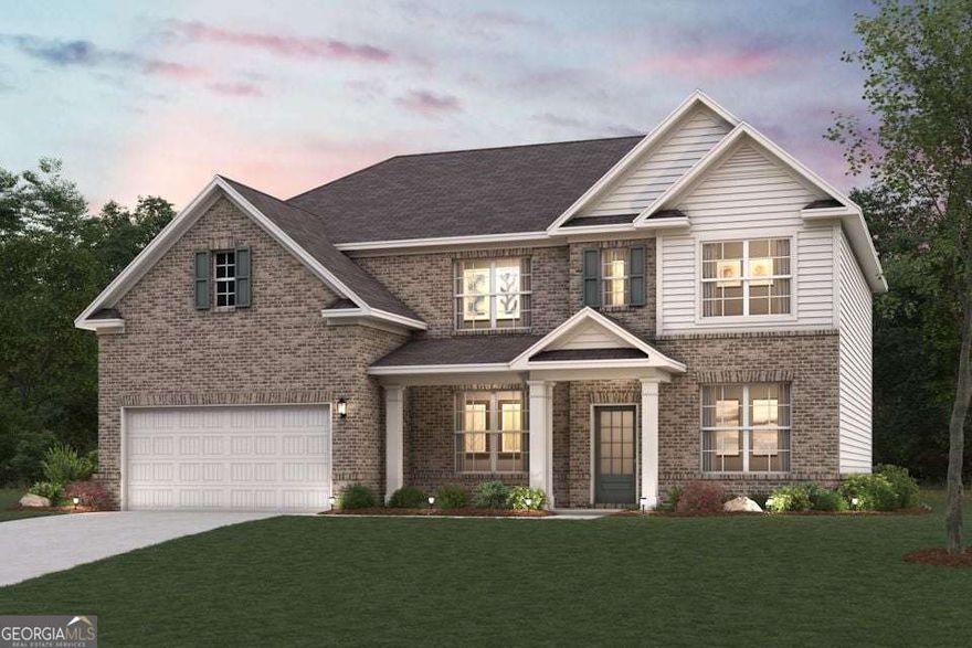 The Birch at Ellorie Estates offers a stunning blend of beauty, comfort, and functionality in every detail. Step into the heart of this home and be captivated by the grandeur of the two-story vaulted great room, complete with a cozy fireplace. The kitchen impresses with a large center island, walk-in pantry, and a charming breakfast nook that opens directly to the patio, inviting abundant natural sunlight through its expansive windows. On the main floor, additional highlights include a convenient prep galley, an expansive flex room, a private bedroom, and a full bath. Upstairs, a spacious loft offers versatility, along with two secondary bedrooms that share a full hall bath and an easily accessible laundry room. The primary suite is a true retreat, featuring a generous walk-in closet, dual-vanity bathroom, and a luxurious walk-in shower. Elevate your lifestyle with the Birch floorplan at Ellorie Estates - where every detail is curated to exceed your expectations and create a haven you'll be proud to call home. This home is currently under construction. Photos/video are for illustrative purposes only.  Reference LOT 20