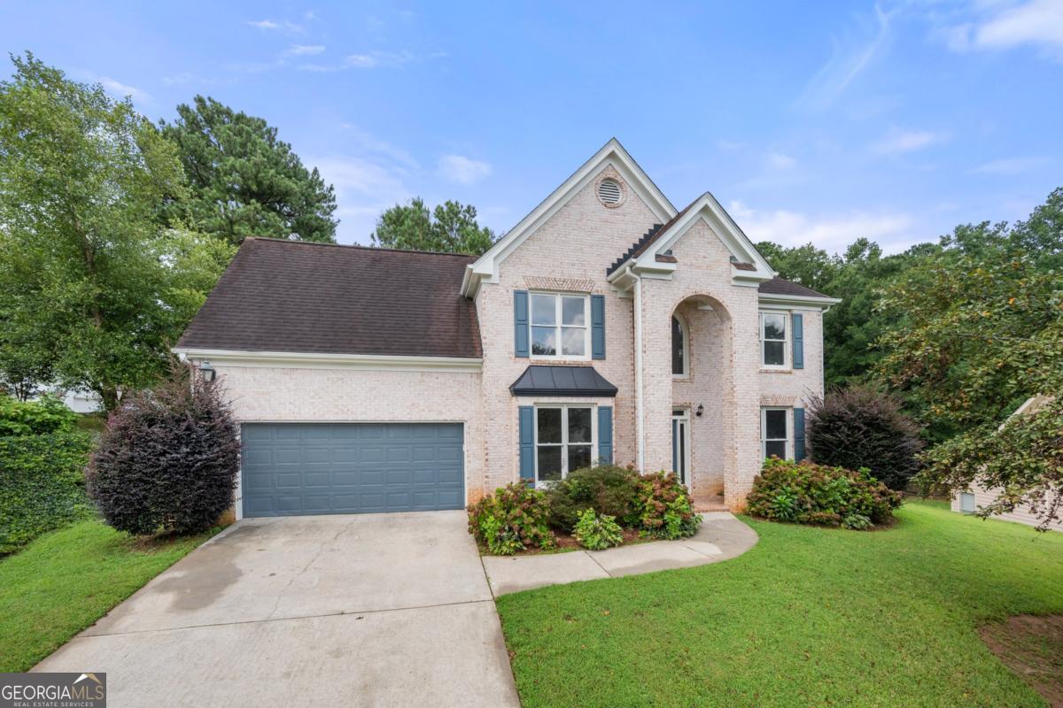 Stately 4-Bedroom Home with Sunroom, Deck & Community Amenities! Welcome to this beautifully maintained 4-bedroom, 2.5-bathroom home, perfectly situated on a spacious 0.3-acre lot in a desirable community featuring swimming pool and tennis court amenities. Step inside to a grand two-story foyer with elegant wood staircase and a spacious formal sitting room, setting the tone for this home's classic charm. Throughout the main level, you'll find crown molding and refined architectural details that elevate every room. The heart of the home is a warm and inviting family room with a fireplace, seamlessly connected to the eat-in kitchen. The kitchen features a center island, ample cabinet space, and direct views into the family room-ideal for entertaining and everyday living. A separate formal dining room offers plenty of room for holiday gatherings and dinner parties. Enjoy the natural light in the attached sunroom, perfect for morning coffee or reading, and step out to the back deck-ideal for BBQs and outdoor entertaining. The fenced-in backyard with a privacy fence provides the perfect space for pets, kids, or relaxing in peace. Upstairs, retreat to the spacious master suite featuring a tray ceiling and a cozy sitting area. The upstairs laundry room includes a laundry sink hookup for added convenience. All bedrooms are generously sized and filled with natural light. The interior has been freshly painted, including walls, ceilings, and trim, and the garage includes extra storage cabinets to keep everything neat and organized.