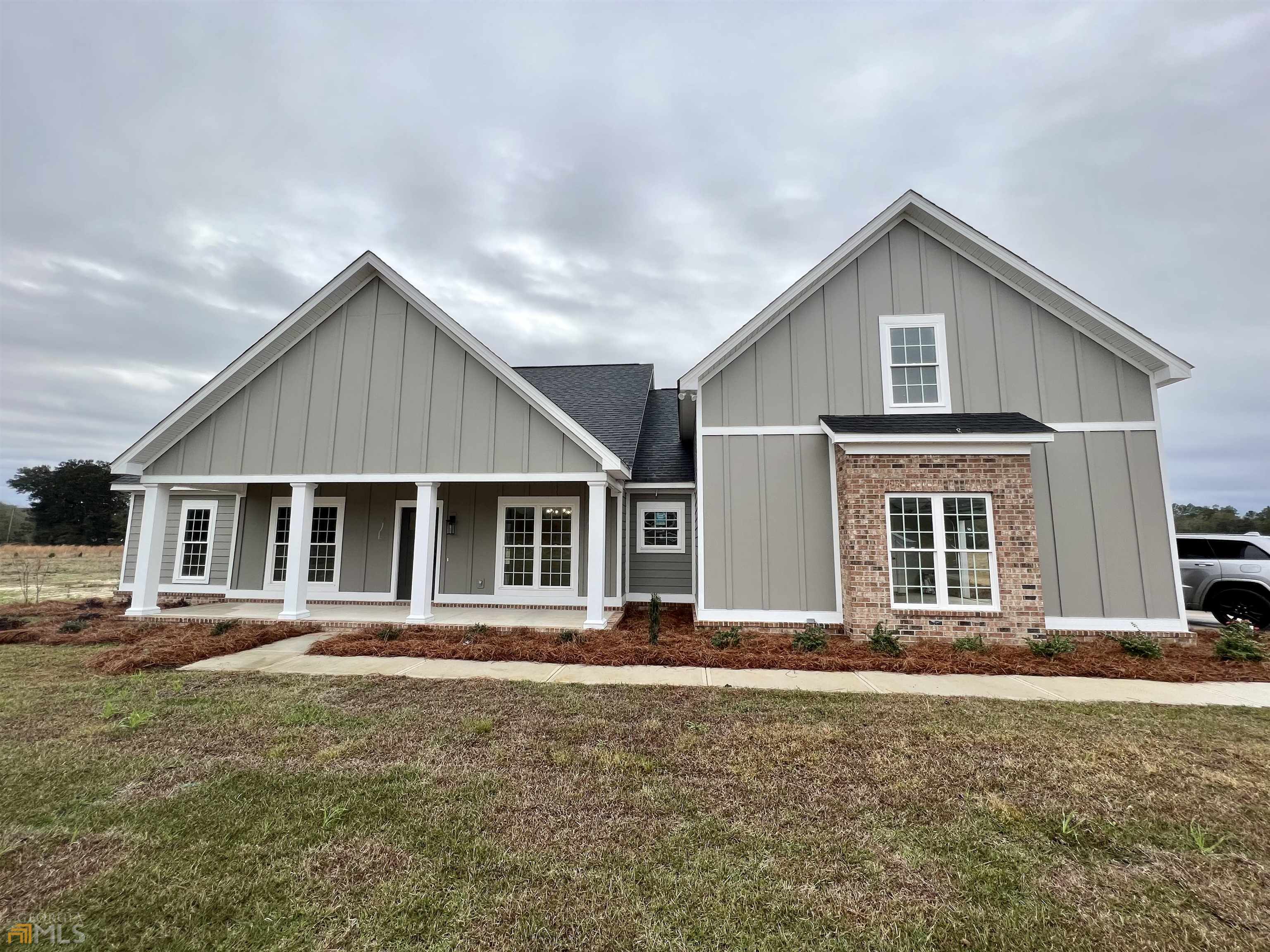 Beautiful NEW CONSTRUCTION craftsman-style home located on a nice 5.58 acres. Conveniently 15 minutes from Pembroke, 25 minutes from Statesboro, 40 minutes from pooler, and an hour to Savannah. Offers 4 bedrooms, 3.5 bathrooms + a bonus room upstairs. Open concept great room, spacious kitchen w/ an island, a walk-in pantry, a breakfast area, and a formal dining area. The half bath is in the hall next to the utility room and stairs that lead up to the large bonus room. The master bedroom has a huge walk-in closet, a double vanity, a soaking tub, and a walk-in shower. Bedroom #2 has a walk in closet and a private full bath. The other two guest bedrooms are a great size and share a nice full bath. More details coming soon. Call today! Owner is a licensed GA real estate agent.
