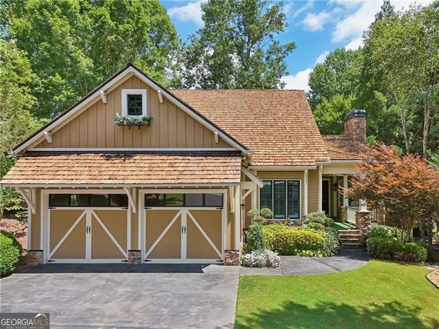 Welcome home to this charming Craftsman-style home in the coveted Chestatee Golf and Lake community! Nestled at the end of the long driveway, this elegant home has breathtaking views of the golf course. A large front porch welcomes you into the living room with a stunning fireplace and built in bookcases on both sides. French doors open to your covered porch where you can enjoy your morning coffee overlooking the 14th fairway. The separate dining room features a butler's pantry and will seat up to 12 with ease. Beautiful cabinetry and a large kitchen island with new cooktop is open to the breakfast area and living room with cathedral ceiling. A walk-in pantry gives you all the space you need and a double oven makes it easy for those large family dinners. The oversized master suite has a sitting room with fabulous views as well and boasts his and hers separate closets. The newly renovated master bath has separate vanities, a jacuzzi tub and a tiled shower with frameless glass. The laundry room is conveniently located down the hall with cabinetry and large sink. Upstairs you'll find a huge bonus/bedroom with full bath and an adjoining flex room with endless possibilities. The open stair case leads you to a terrace level family room overlooking the fairway and open to the bar, complete with a dishwasher and wine cooler. 2 more guest bedrooms with a Jack and Jill bath gives your family and friends all the privacy and space they need. Tons of storage complete the lower level. Most windows have been replaced as well as all of the HVAC units and water heater. Don't miss this opportunity to live in the best kept secret in all of N. Georgia! Chestatee has an abundance of amenities, activities and clubs. A Jr. Olympic sized swimming pool with splashpad, 3 level lodge, a lakeside pavilion, 3 sets of tennis courts, basketball, pickleball, bocce, hiking, boating, golfing and social clubs galore! Close to shopping, restaurants, a slew of wineries and the beautiful N. Georgia mountains.