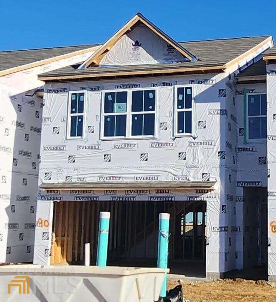 Welcome to Crosby Square Century Communities stunning new townhome community in Dawsonville conveniently located within walking distance of shopping and entertainment. Crosby Square feature large pool and cabana plus sidewalks and streetlights. Newly designed Sawnee floorplan with modern open concept featuring large kitchen island overlooking great room with floor to ceiling fireplace. Our kitchen includes painted white cabinets, granite countertops, and full tile backsplash. The main level, all bathrooms, and laundry include luxury vinyl plank flooring sure to wow. Large primary suite includes walk in closet and private bathroom with large walk in shower and linen closet. Oversized laundry room on the second floor with convenient access to bedrooms. VIP appointments available now. Home is currently under construction with early spring move in. call Jenny 404-606-9162 or Britt 404-429-0020