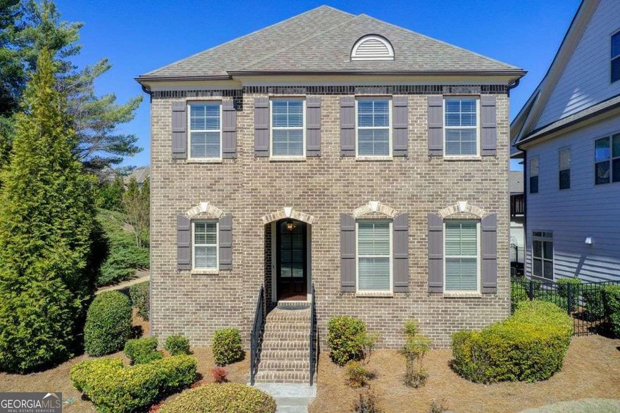 Introducing This beautiful MOVE IN READY property located in a highly desirable Milton zip code with Forsyth County taxes. Over the past few months this property has gone through an extensive inspection to ensure that all aspects of the interior and exterior are maintained and ready for the next owner. This property provides a incredibly rare opportunity to own ONE OF THE LARGEST PLOTS in the entire development with ample side yard space adding unmatched privacy and entertainment space. The home features a spacious and open main living space including an attached living, kitchen, and dining room perfect for entertaining. Freshly painted kitchen cabinets, interior, and exterior paint add a fresh shine throughout. Primary bedroom directly on the main level includes a large walk in closet with ample space. The primary bathroom includes large dual vanity sinks and an impressive bathtub. The Upstairs floor features two bedrooms with a joining bathroom plus a large retreat space perfect for an addition upstairs living space plus addition loft area. The Neighborhood amenities include a large community pool with attached tennis courts and a unique set of PRIVATE WALKING TRAILS