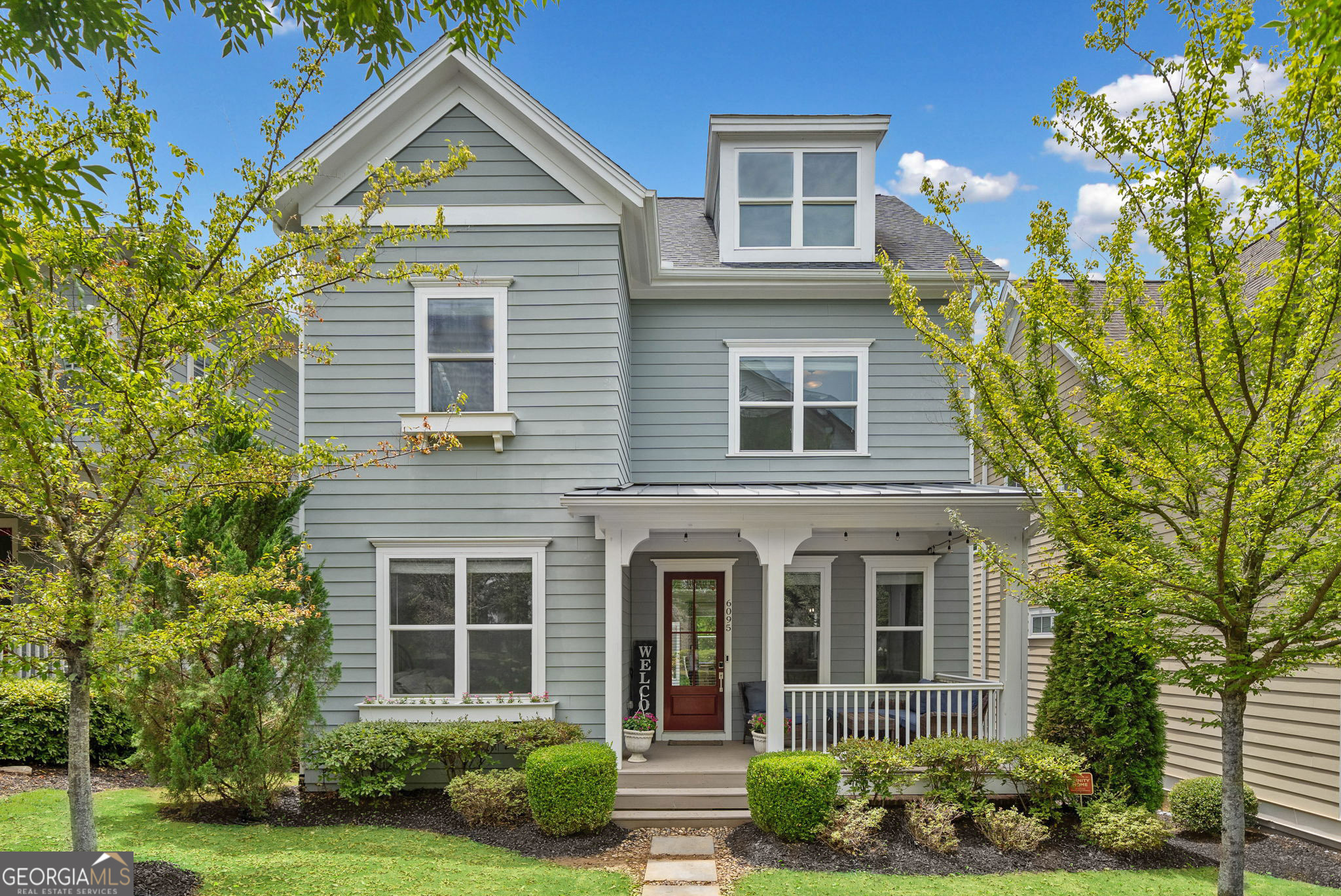 WELCOME HOME to this well-crafted, move-in ready 4 bd, 3.5 bath, 3-car garage custom home located in the sought-after East Roswell community of Alstead! This southern-style charmer features a welcoming front porch, open floor plan, stunning hardwoods throughout, loads of natural daylight, and more! The main living level includes a guest bedroom and full bath, formal dining room, open fireside family room, convenient read balcony for grilling or just relaxing, and a fabulous kitchen complete with quartz countertops, large island, stainless appliances, adjacent breakfast area, and convenient coffee bar! Upstairs, you'll find two sizable guest bedrooms, guest bathroom, and the oversized primary bedroom with a spacious ensuite bath featuring dual vanities, soaking tub, walk-in shower, and large walk-in closet! The finished terrace level includes a media room, flex space, and bonus room- perfect for a home office! This fantastic close-knit community includes a beautiful pool, covered pavilion, amphitheater for entertaining, pocket parks, walking trail and lots of social events! Perfect location offers easy access to GA400, walking distance to restaurants, schools, East Roswell park and library! Hurry! This one won't last!