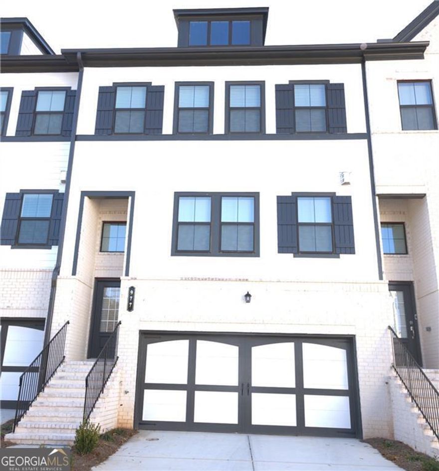 Luxury Townhome in Great Windward location, Gorgeous three-level townhome has fantastic open floor plan with open kitchen with island with seating for 4, quartz countertops and Stainless-Steel Appliances. This 4 BR 3.5 BA has lots of upgrades! Hardwood flooring on the main level, Tile backsplash, Deck area with elegant natures view, Great eating area to seat up to 8+, Top floor features 3 BR including Master BR with sitting area, Bath with double sinks and large glass showers. Bottom floor features open area along with 4th BR with full private bath, Mud room and access to two car garage with additional storage area. It includes Washer and Dryer. Has access to beautiful Community Swimming pool, in Top rated school district. Conveniently located near Windward Parkway MARTA Park n Ride, only minutes from GA 400! Less than 2 miles from the AVALON and HALCYON communities. Walking distance to Shops, Banks, Restaurants & Lifetime. Owner pays the HOA dues. Available for immediate occupancy. Owner requires Tenant with credit score of 650+ & three times the income.