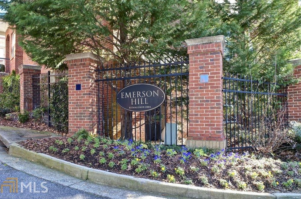 Stunning townhome with ELEVATOR, LESS THAN .5 mile to MARIETTA SQUARE, Exquisite finishes, NEW CAFE Kitchen appliances, Exterior entry to fenced-in yard, NEW ROOF, Ideal entertaining space with NEW FRIG/WINE COOLER leads to 2 NEW ROOFTOP DECKS w/ incredible CITY VIEWS, NEW HVAC, Over $50,000 in Upgrades! Flex room can be 3rd bedroom or office, electric/water in workshop, Tons of storage, Hardwoods throughout main level, 2 car tandem garage has plenty of storage, GATED, well manicured, quiet community with active HOA.