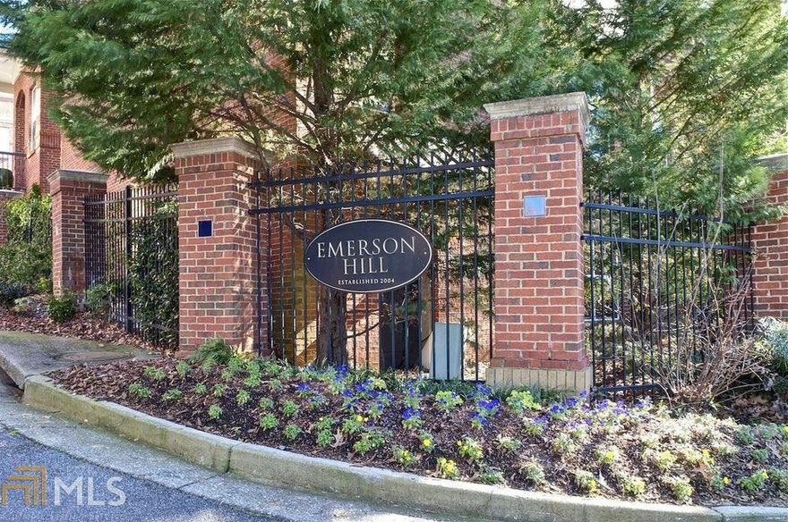 Stunning townhome with ELEVATOR,  LESS THAN .5 mile to MARIETTA SQUARE, Exquisite finishes, NEW CAFE Kitchen appliances, Exterior entry to fenced-in yard, NEW ROOF, Ideal entertaining space with NEW FRIG/WINE COOLER leads to 2 NEW ROOFTOP DECKS w/ incredible CITY VIEWS, NEW HVAC, Over $50,000 in Upgrades! Flex room can be 3rd bedroom or office, electric/water in workshop, Tons of storage, Hardwoods throughout main level, 2 car tandem garage has plenty of storage, GATED, well manicured, quiet community with active HOA.