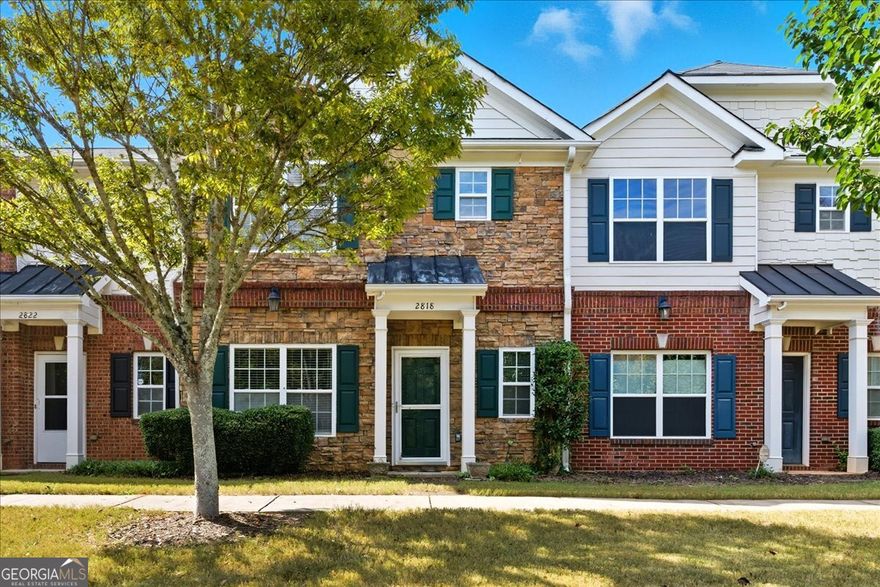 Experience the perfect blend of comfort and convenience in this exceptional Sterling Village townhome. Located within this exclusive, gated community in vibrant East Point, this residence is designed for modern living. The main level is an entertainer's dream, featuring a thoughtfully designed open layout with new luxury hardwood floors and a cozy fireplace. The well-appointed kitchen flows seamlessly into the dining area. Upstairs, a serene retreat awaits: three spacious bedrooms, including a sun-drenched primary suite, offer comfort and ample closet space, complemented by two full bathrooms. Enjoy easy access to everything! The prime location provides a quick commute to the airport, MARTA, and downtown Atlanta. Plus, you're steps away from East Point's historic charm, food trucks, farmer's market, and community events. Ample guest parking is also available.