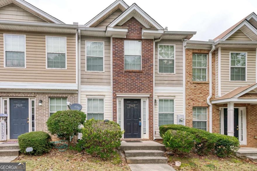 Immaculate 2-Bedroom, 2.5-Bathroom Home with Modern Upgrades! This beautifully maintained property features an open floor plan with a seamless kitchen-to-great room view, perfect for contemporary living. The second floor is designed with a roommate-friendly layout, offering two spacious bedrooms, each with its own bathroom. Enjoy newly painted interiors, stylish vinyl flooring, and a new HVAC system with separate units for each level. Conveniently located with easy access to I-285 & I-20, and close to schools and shopping. Move-in Ready!