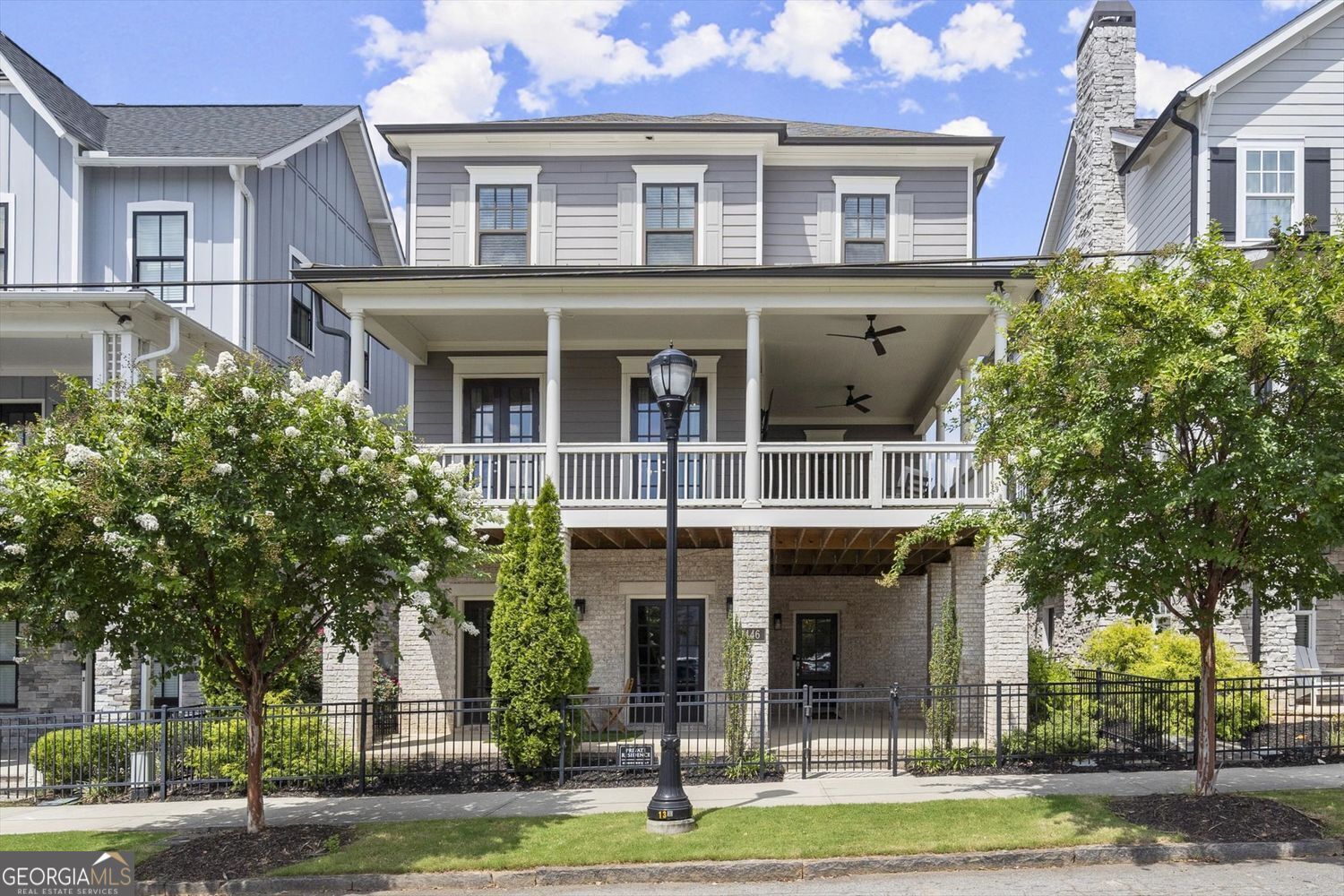 Upscale West Midtown Retreat with Serious Wow Factor In the heart of West Midtown's Blandtown-a neighborhood that's anything but bland-this 5-bed, 51/2-bath sanctuary offers upscale living with attitude. An open-concept main level drenched in natural light uses retractable glass doors to blur the line between indoors and out, inviting you to entertain on the covered wrap-around deck regardless of the weather. The chef's kitchen flexes its muscles with a six-burner gas stove and generous cabinetry-your midnight souffle habit finally has a home. Every bedroom boasts a dedicated bath, and the primary suite indulges with a deep soaking tub and upgraded closets for true organization. Central air and forced-air heat keep every corner comfortable, while an attached garage and off-street parking tick the practical boxes. If you're after location, Fairmont Ave delivers. It's a literal stone's throw from the Atlanta BeltLine and the Upper Westside scene. Stroll to Chattahoochee Food Works at The Works. Westside Provisions District combines boutique retail, fine dining and unique residential architecture to create "really good stuff"; the district evolved from the pioneering Westside Urban Market and historic White Provision development. Topgolf and other entertainment venues are just around the corner. Even better, the upcoming Pickleball Club of Georgia is literally a street over-opening in late 2025. Living here means you can walk to your next match, refuel on artisan coffee and stroll back home without ever moving your car. Apply online at www.propertymanagement.bhhsgeorgia.com