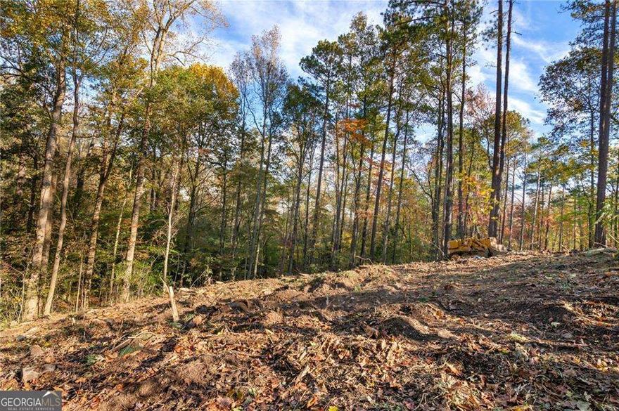 This beautiful lot was just cleared and is ready to build! Great East Cobb location in Pope High School district. Lot is extremely private and wooded with a quiet, serene creek in the back. The water main and meter were recently added, along with the sewer tap. Total lot is over an acre, with 1/2 an acre of buildable space for the home which is completely out of any flood zone. Builder is happy to meet any agents/buyers to walk the property with them. the lot has a shared gated driveway with 1677.