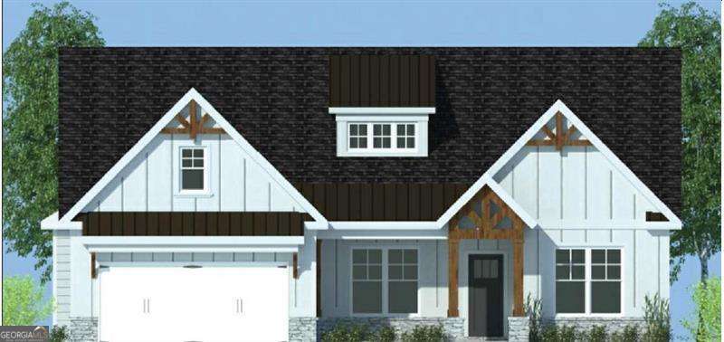 Elegant Ranch Plan with Banquet sized Dining Room & Walk-In Pantry sets the stage for Exquisite Living. The Open Floor Plan with Stone Surround Fireplace is Centered in the Family Room. Kitchen has Stainless Steel Appliances with Granite Counters, & Tile Backsplash. A charming Morning Room Provides an Abundance of Natural Light Beaming through the Wall of Windows. Private Owner's Retreat offers Double Vanity, Oversized tile surround Shower and Gracious Walk-In Closet. Private access to Laundry Room through owners' closet is Fabulous. Private In-Law/Teen Suite on Main Level, with additional Guest Bed and Bath on 2nd Level. Stain Grade Front Door with exterior Cedar Column's & Corbels complete the charm of this stunning home. Ready January 2026.