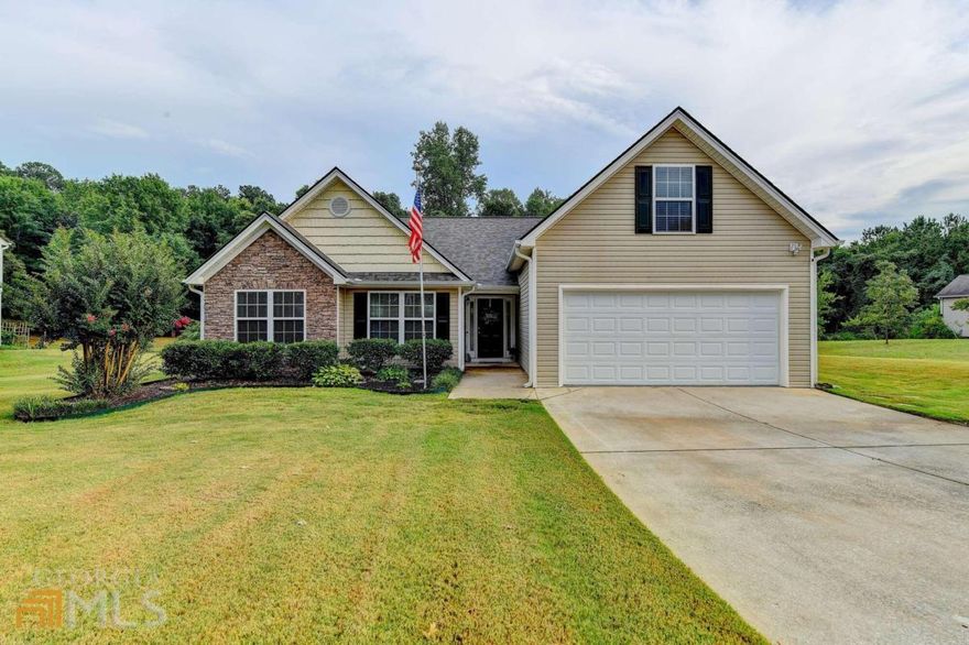 Highly sought after 3 bedroom/2 full bathroom RANCH HOME WITH BONUS ROOM in a quiet neighborhood with highly rated schools. You enter into this well-kept home with soaring vaulted ceilings in the living room with a fireplace and a comfortable flow into the dining room and eat-in kitchen. Master bedroom offers high ceiling with large walk-in closet and dual vanities. The 2 secondary bedrooms with large closets and full bath complete this charming main level. Oversized bonus room is upper level. Perfect for a virtual home office, exercise room, or playroom. Enjoy morning coffee on oversized patio with covering taking in a wooded view. Large shed in backyard has power and water...great for a workshop. Roof is 2 years old, and all carpet and interior paint is less than 2 years old making this house move-in ready for your family. Conveniently located to I-316 and great shopping with restaurants.