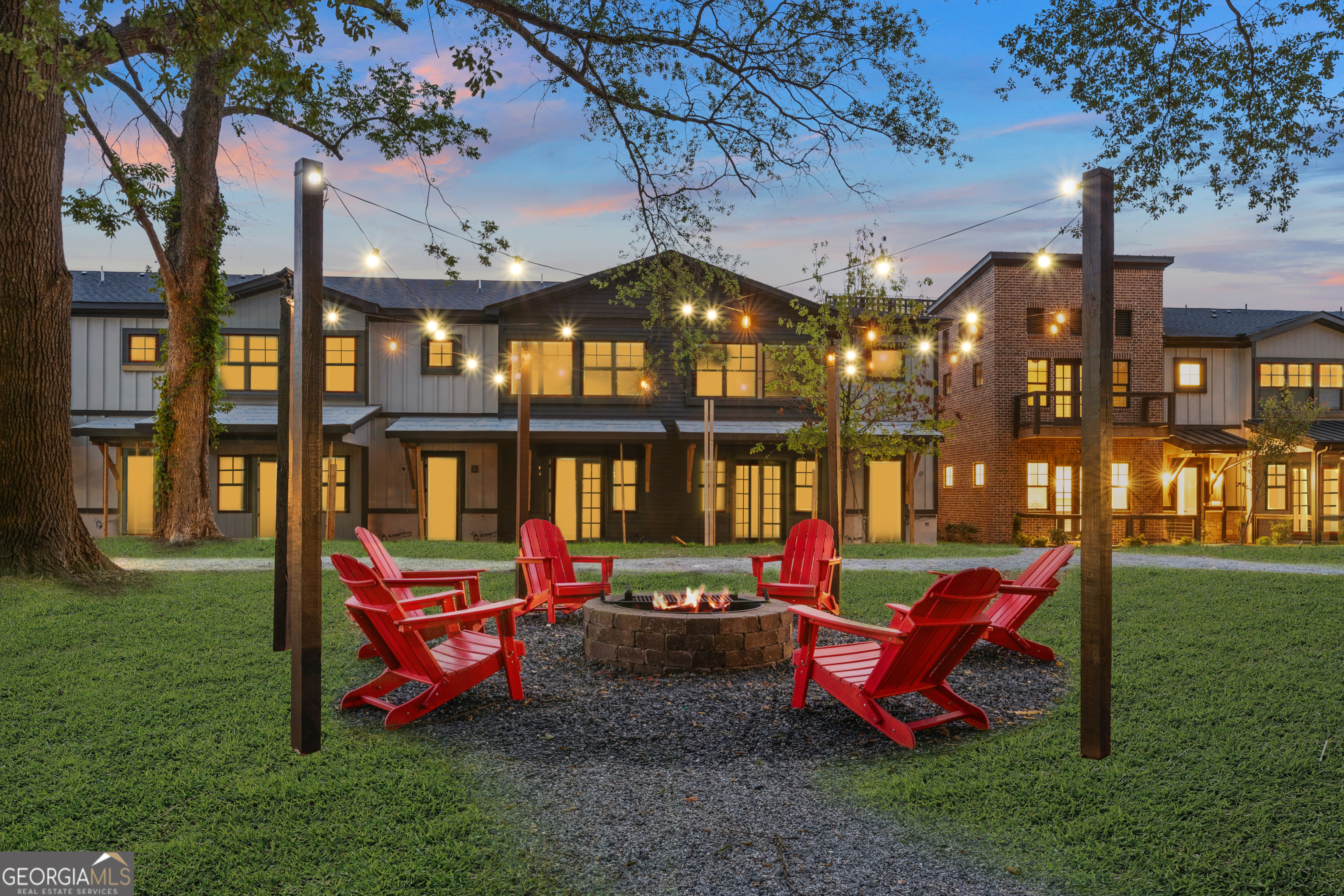 Now selling from the mid $400's-Serenity is a small community of 25 spacious townhomes in vibrant Hapeville, GA, with up to 2,050 sq ft of living space. These two-story homes feature open-concept living and dining, Stunning kitchens with islands and dry bars, optional fireplaces, rear-entry 2-car garages, and front porches. Upstairs includes a large owner's suite with double vanities and oversized walk-in closet, plus two additional bedrooms with walk-in closets and a full laundry room. Lot 12 is ready now! Serenity townhomes include high-efficiency R-38 attic insulation, 17-SEER zoned HVAC, Low-E windows, and a smart energy package. Exteriors feature fiber cement siding, brick accents (per plan), professional landscaping, 30-year architectural shingles, and lawn irrigation. Interiors offer 10' ceilings (main), LVP flooring, designer lighting, and black hardware finishes. Kitchens are equipped with 42" painted cabinets, granite countertops, subway tile backsplash, stainless appliances, and a pantry. Owner's suites feature walk-in closets, granite vanities, and tiled showers. Additional features include a smart garage opener, 50-gal water heater, and a comprehensive builder warranty. Come home to Serenity Located just minutes from downtown Atlanta and Hartsfield-Jackson Airport, Serenity offers walkability to Hapeville's artsy downtown, eclectic dining, and creative spaces. Close to Porsche HQ, Delta, and Chick-fil-A's original Dwarf House, this community blends modern comfort with convenience and culture.