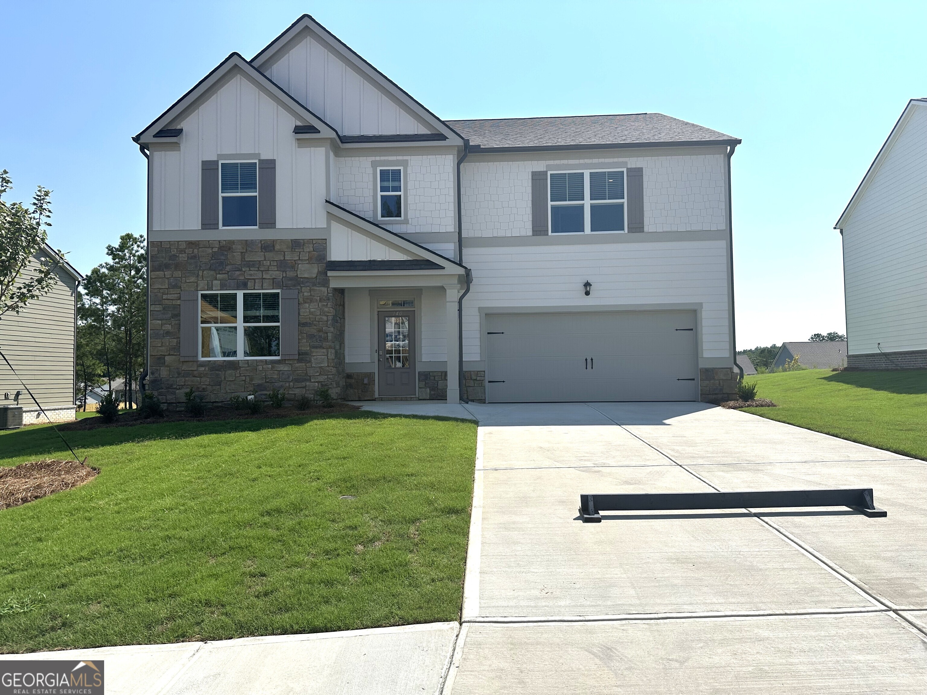 BRAND NEW 5 Bedroom, 3 Bath Home in Parkside at Carter Grove Community. Swim/Tennis Community with Woodland Hills Golf Course at your back door. Home offers bedroom and full bathroom on the main level, perfect for guests. This Kitchen is a chef's delight with oversized island with granite countertops, bright, white cabinetry and walk-in butler's pantry. Kitchen and Dining area opens to the Fireside Family Room for easy entertaining. Spacious Primary Suite is a true retreat with separate sitting area, dual walk-in closets, and dual vanity bathroom with granite countertops. The upstairs loft area is spacious, making it an ideal spot for a play area or a media room. Fantastic amenities include clubhouse, tennis courts, junior Olympic pool with kiddie mushroom and much more!