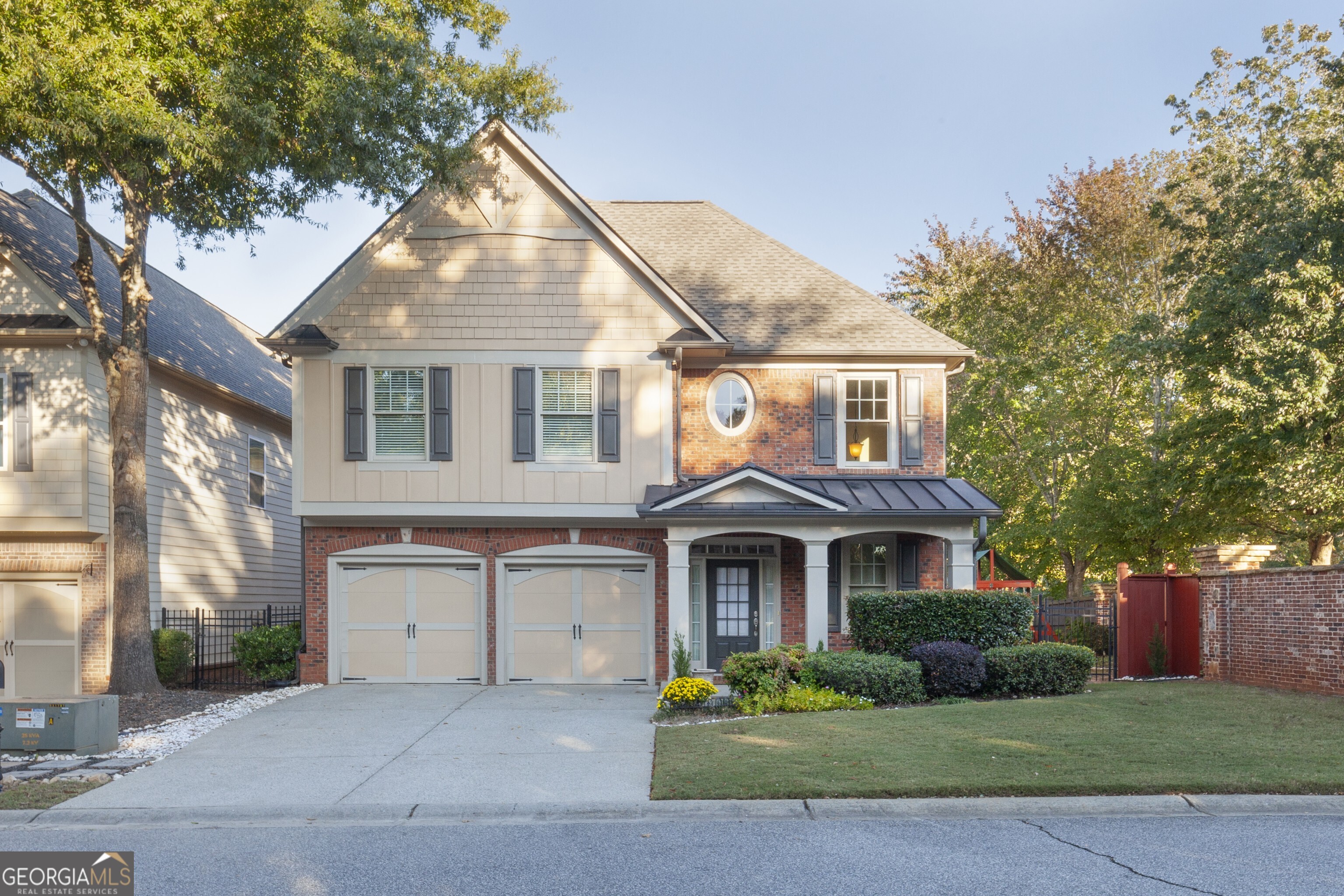 Fantastic Opportunity to Lease this lovely 4 bed 2 ba home in Alpharetta. Located in a charming niche neighborhood, home features open floorplan, kitchen SS appls, Hardwoods, dining room with built ins, overlooking the back and side yards, double patios, playground, fully fenced yard, office home management space off of kitchen, Generously sized bedrooms upstairs, with a bonus space for craft area, music space, office space = endless options, great storage which is hard to find. 2 car garage with EV Charging. Conveniently located to all major shopping, Avalon, downtown Alpharetta shops and restaurants.