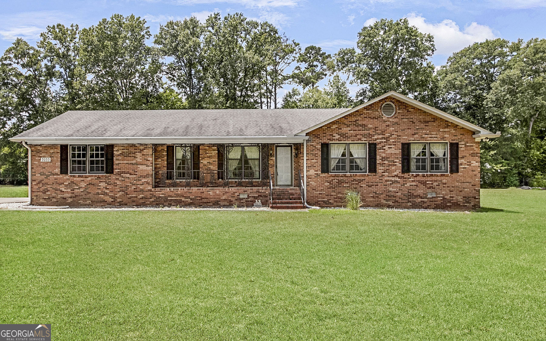 RARE FIND RIGHT NOW! 3/2, ALL BRICK ON A 1.26 ACRE LOT IN SUB SOUTH FOR $185,000. One family built and owned this home for years, now it's your opportunity to make it yours. This is an "as is" sale, so with fresh paint and flooring you can make it exactly like you want it and it was priced accordingly. The rooms are all big and on one level. The family room opens to the kitchen and has a masonry fireplace. The sunroom would make a great play room or home office and all the windows overlook the level backyard. Mature pecan trees in the yard are an added bonus. See it today before it's gone.