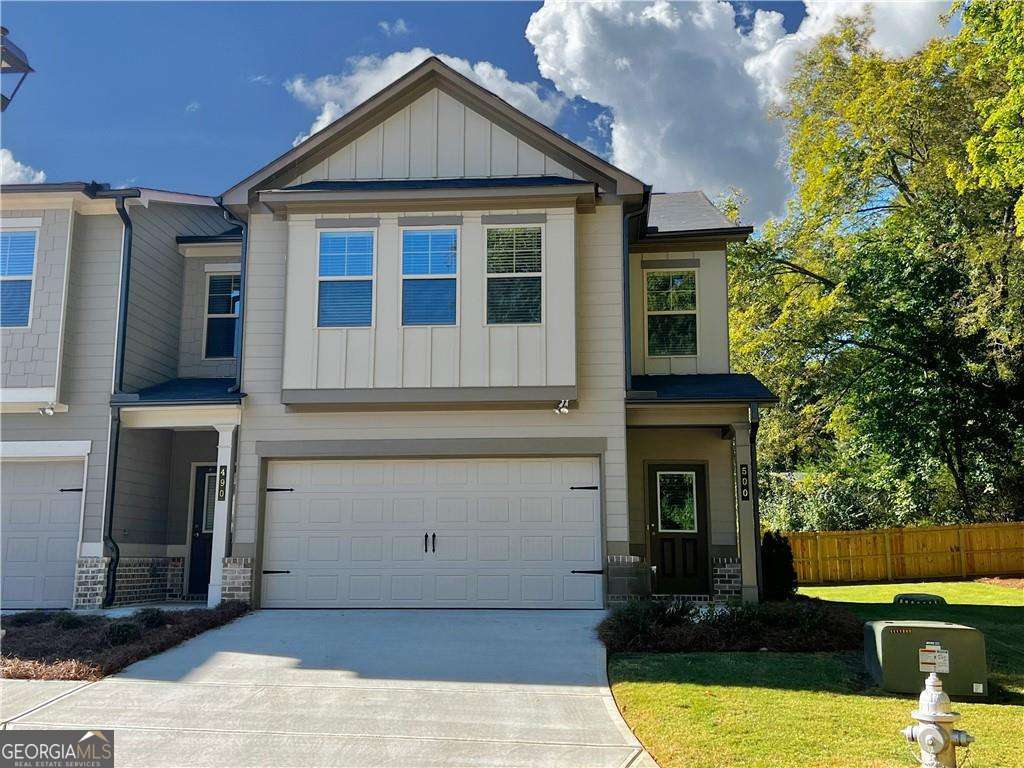 Brand new townhome boasting three bedrooms, 2.5 baths and 2 car garage. Greet your family and friends with a covered entry and welcoming foyer. Large great room with a view from the kitchen this open concept plan is perfect for family gatherings, entertaining, or snuggling up to watch your favorite show. Quartz countertops, stainless appliances, a huge walk in pantry and laundry room make this kitchen a chefs dream. The primary bedroom is huge! The primary bath is a glorious retreat boasting a large walk in shower. Secondary bedrooms are filled with natural light and plenty of room for furniture placement.
