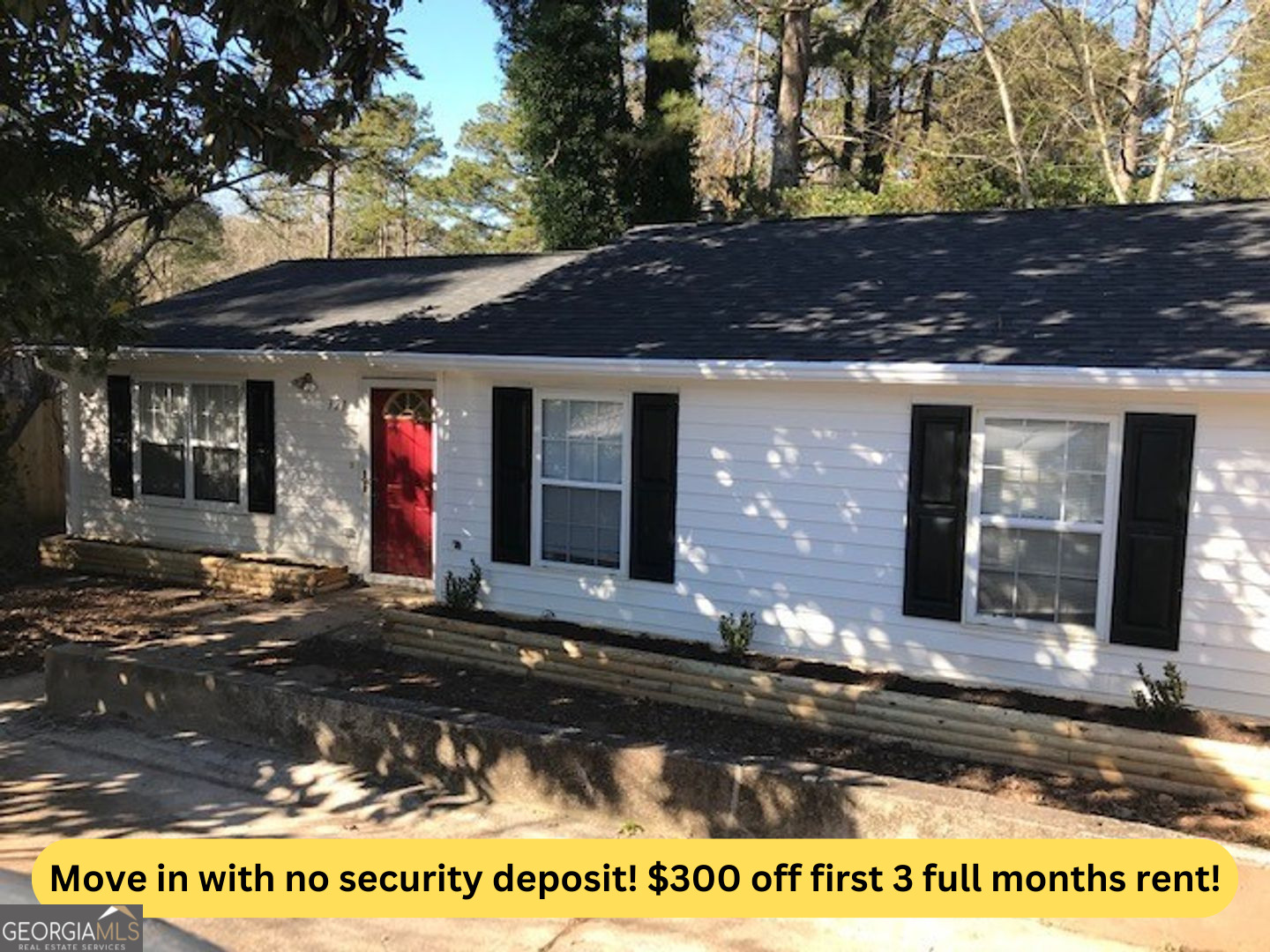 Recently Renovated 3BD, 2BA home with back deck and storage shed on sloping lot. Convenient to shopping and restaurants off HWY 54. AVAILABLE NOW! Receive $300.00 off first 3 months! Move in with no security deposit!